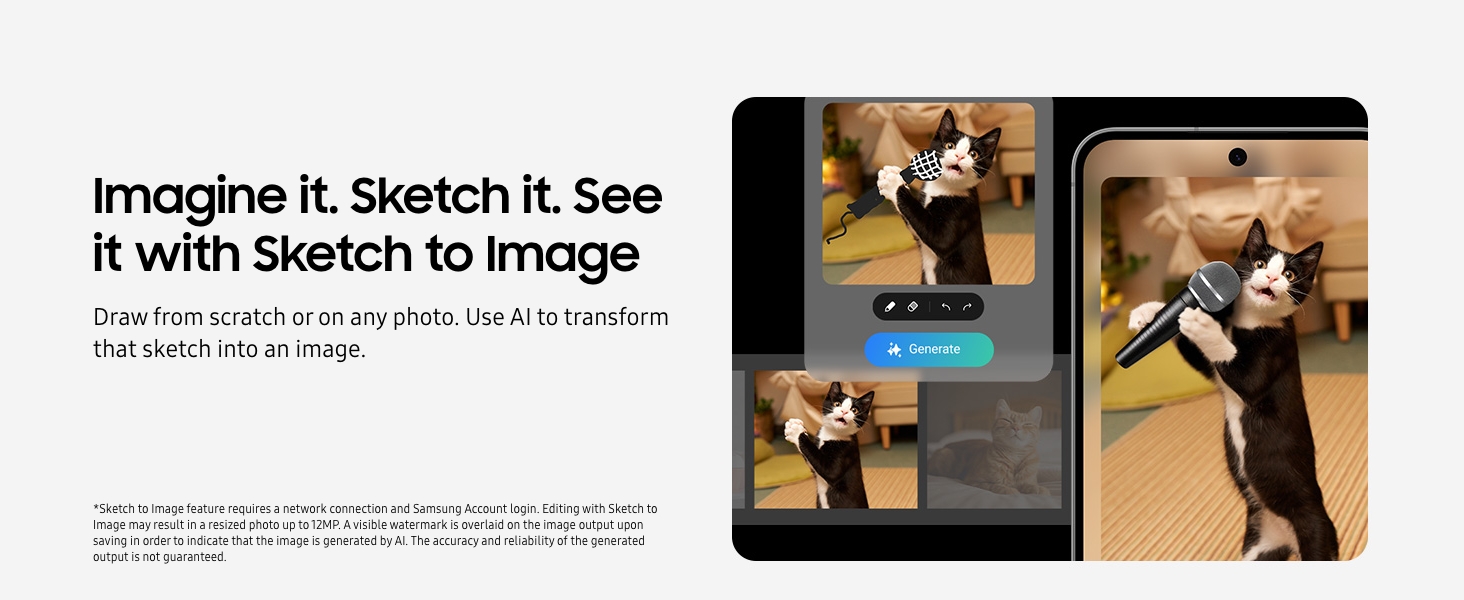 samsung Galaxy S24 FE sketch to image functionality