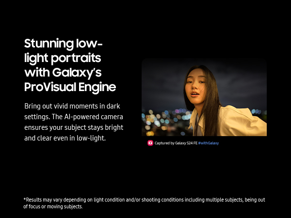 samsung Galaxy S24 FE nightography functionality