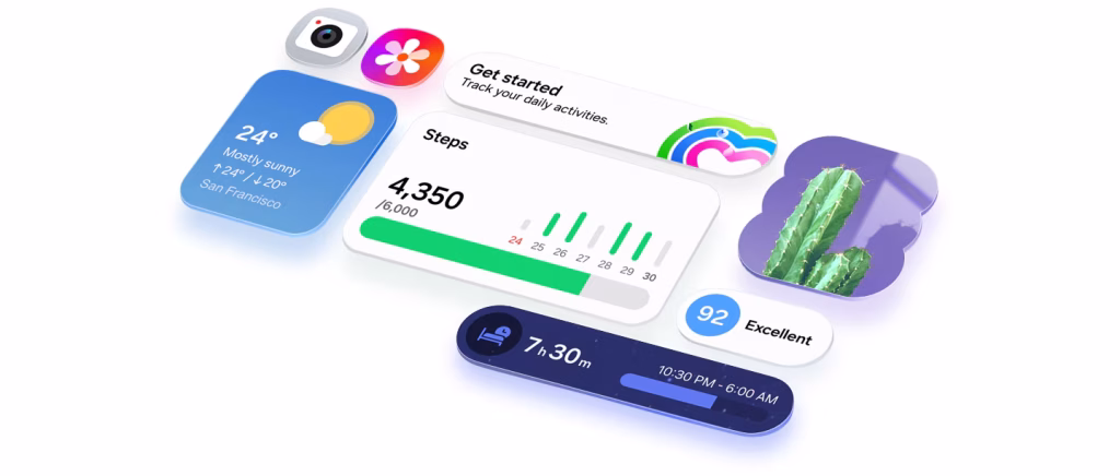 one UI mobile design
